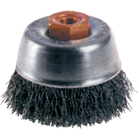 Crimped Wire Cup Brushes - High Speed Small Grinder Haskins Industrial Inc.