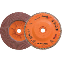 Enduro-Flex Flap Disc, 4-1/2" x 5/8"-11, Type 27, 60 Grit, Zirconia Alumina Haskins Industrial Inc.