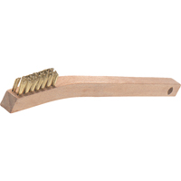 V-Trim Small Handle Scratch Brushes, Brass, 3 x 7 Wire Rows, 7-7/8" Long Haskins Industrial Inc.
