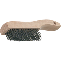 V-Trim Shoe Handle Scratch Brushes, Stainless Steel, 4 x 16 Wire Rows, 19-3/4" Long Haskins Industrial Inc.