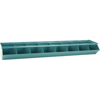 Bacs sectionnels superposables, Cap. 100 lb, 37" la x 8" p x 4-1/2" h, Bleu Haskins Industrial Inc.
