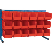 Rayonnage &agrave; persienne avec bacs, 18 bacs, 36" la x 8-1/4" p x 22" h Haskins Industrial Inc.