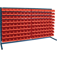 Rayonnage &agrave; persienne avec bacs, 144 bacs, 72" la x 15" p x 40" h Haskins Industrial Inc.