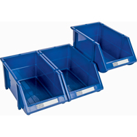 Stack & Hang Bin, 4-13/16" W x 3-3/16" H x 7-1/8" D, Blue Haskins Industrial Inc.