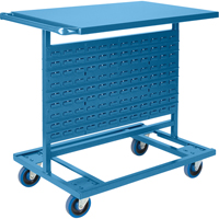 Bin Carts - Cart Only, Double-sided, 24" W x 38-1/2" D x 36-1/2" H Haskins Industrial Inc.