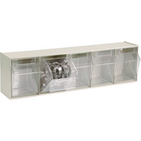 Syst&egrave;me de casiers modulaires Tip-Out, 23-5/8" la x 5-1/4" p x 6-1/2" h, 5 tiroirs Haskins Industrial Inc.