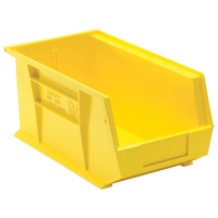 Ultra Stack & Hang Bin, 8-1/4" W x 7" H x 14-3/4" D, Yellow Haskins Industrial Inc.