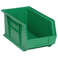 Ultra Stack & Hang Bin, 8-1/4" W x 7" H x 14-3/4" D, Green Haskins Industrial Inc.