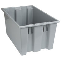 Contenants Stack & Nest, 12" x 23,5" x 15,5", Gris Haskins Industrial Inc.