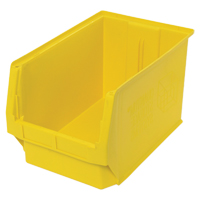 Giant Stacking Containers, 12.375" W x 19.75" D x 11.875" H, Yellow Haskins Industrial Inc.