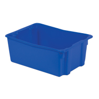 Contenants Stack-N-Nest Polylewton, 10,5" x 26,1" x 18,7", Bleu Haskins Industrial Inc.