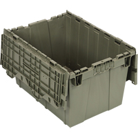 Conteneur &agrave; couvercle attach&eacute;, 12,75" x 19,25" x 15,25", Vert Haskins Industrial Inc.