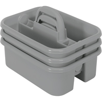 BOITE RANGEMENT,OUTILS,18 1/4X13 3/4X8 3/4,GRIS, 8-3/4" x 13-3/8" x 13-3/8", Gris Haskins Industrial Inc.