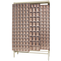 Syst&egrave;me de stockage &agrave; glissi&egrave;re &agrave; bacs basculants autonome, 48" la x 18" p x 77" h, 303 tiroirs Haskins Industrial Inc.