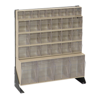 Support pour bacs basculants, 23-5/8" la x 8" p x 28" h, 31 tiroirs Haskins Industrial Inc.