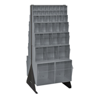 Support pour bacs basculants, 23-5/8" la x 16" p x 52" h, 76 tiroirs Haskins Industrial Inc.