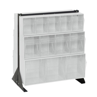 Support pour bacs basculants, 23-5/8" la x 16" p x 28" h, 24 tiroirs Haskins Industrial Inc.