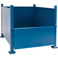 Bulk Stacking Containers, 30" H x 34.5" W x 40.5" D, 3500 lbs. Capacity Haskins Industrial Inc.