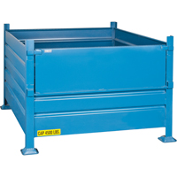 Bulk Stacking Containers, 30" H x 34.5" W x 40.5" D, 4500 lbs. Capacity Haskins Industrial Inc.