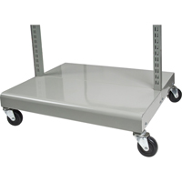 Mobile Tilt Bin Rack - Cart Only, Double-sided, 26-1/4" W x 22" D x 57-1/2" H Haskins Industrial Inc.