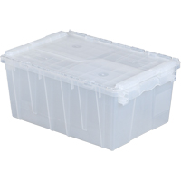 Contenants de distribution Flipak en plastique polypropyl&egrave;ne (PP), 21,8" x 15,2" x 9,3", Transparent Haskins Industrial Inc.