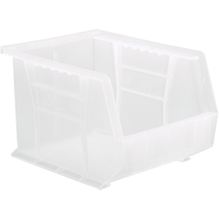Clear-View Ultra Stack & Hang Bin, 8-1/4" W x 7" H x 10-3/4" D, Clear Haskins Industrial Inc.