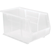 Bac transparent ultra empilable & suspendable, 8-1/4" la, 8" h x 13-5/8" p, Transparent Haskins Industrial Inc.