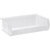 Bac transparent ultra empilable & suspendable, 16-1/2" la, 5" h x 10-7/8" p, Transparent Haskins Industrial Inc.