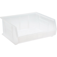 Bac transparent ultra empilable & suspendable, 16-1/2" la, 7" h x 14-3/4" p, Transparent Haskins Industrial Inc.