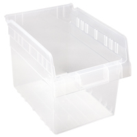 Bacs pour &eacute;tag&egrave;re Store-Max, 8-3/8" la x 8" H x 11-5/8" p, Transparent, Capacit&eacute; 44 lb Haskins Industrial Inc.