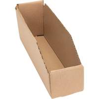 Deep Corrugated Parts Bins, 2-7/8" W x 11-1/4" D x 4-1/2" H, Beige Haskins Industrial Inc.