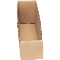 Deep Corrugated Parts Bins, 2-7/8" W x 11-1/4" D x 4-1/2" H, Beige Haskins Industrial Inc.