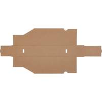 Deep Corrugated Parts Bins, 2-7/8" W x 11-1/4" D x 4-1/2" H, Beige Haskins Industrial Inc.