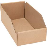 Deep Corrugated Parts Bins, 5-3/4" W x 11-1/4" D x 4-1/2" H, Beige Haskins Industrial Inc.