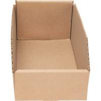 Deep Corrugated Parts Bins, 5-3/4" W x 11-1/4" D x 4-1/2" H, Beige Haskins Industrial Inc.
