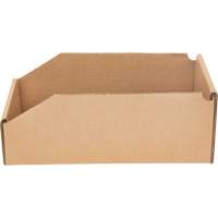Deep Corrugated Parts Bins, 5-3/4" W x 11-1/4" D x 4-1/2" H, Beige Haskins Industrial Inc.
