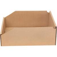 Deep Corrugated Parts Bins, 9-3/4" W x 11-1/4" D x 4-1/2" H, Beige Haskins Industrial Inc.