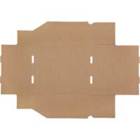 Deep Corrugated Parts Bins, 9-3/4" W x 11-1/4" D x 4-1/2" H, Beige Haskins Industrial Inc.