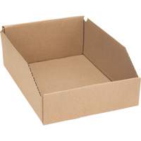 Deep Corrugated Parts Bins, 8-3/4" W x 11-1/4" D x 4-1/2" H, Beige Haskins Industrial Inc.