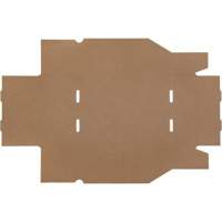 Deep Corrugated Parts Bins, 8-3/4" W x 11-1/4" D x 4-1/2" H, Beige Haskins Industrial Inc.