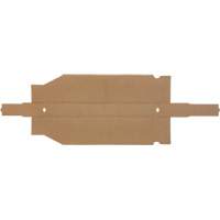 Deep Corrugated Parts Bins, 2-7/8" W x 17-1/4" D x 4-1/2" H, Beige Haskins Industrial Inc.