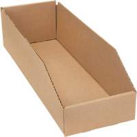 Deep Corrugated Parts Bins, 5-3/4" W x 17-1/4" D x 4-1/2" H, Beige Haskins Industrial Inc.