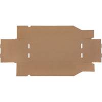 Deep Corrugated Parts Bins, 7-3/4" W x 17-1/4" D x 4-1/2" H, Beige Haskins Industrial Inc.