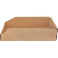 Deep Corrugated Parts Bins, 9-3/4" W x 17-1/4" D x 4-1/2" H, Beige Haskins Industrial Inc.