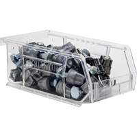 Crystal Clear Ultra Bins, 4-1/8" W x 3" H x 7-3/8" D, Clear Haskins Industrial Inc.