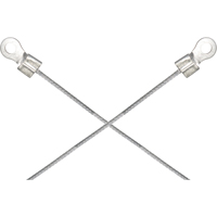 Assemblages l&eacute;gers de cables de masse et de mise &agrave; la terre - Deux raccordements a/borne d'extr&eacute;mit&eacute; de 1/4" Haskins Industrial Inc.