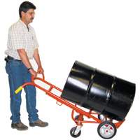 Ergonomic Drum Truck With Swivel Casters, Steel Construction, 55 - 85 US Gal. (45 - 70 Imperial Gal.) Haskins Industrial Inc.