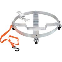 Chariots &agrave; inclinaison pour baril, Acier, Capacit&eacute;e 1200 lb, Diam&egrave;tre 23-1/2", Roue en Fonte Haskins Industrial Inc.