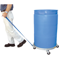 Chariots &agrave; &eacute;tages multiples pour baril, Acier, Capacit&eacute;e 900 lb, Diam&egrave;tre 23-1/2", Roue en Caoutchouc Haskins Industrial Inc.