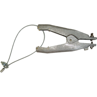 Static Grounding Clamp (GAT Series), Cast Aluminum Body Material, Stainless Steel Cup Point Material, 3 Points Configuration, 1-1/4" Max. Opening Haskins Industrial Inc.